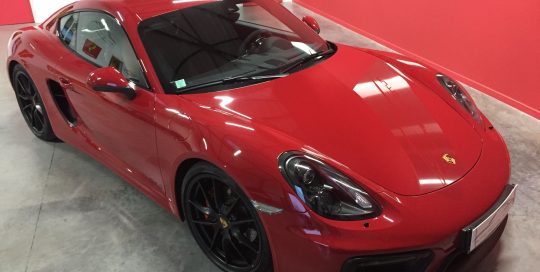 Porsche Cayman GTS Rouge Indien