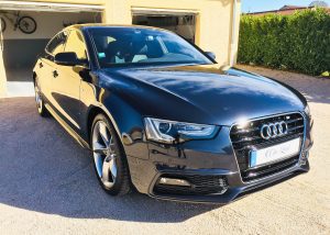 Audi A5 poli mirroir