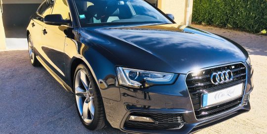 Audi A5 poli mirroir